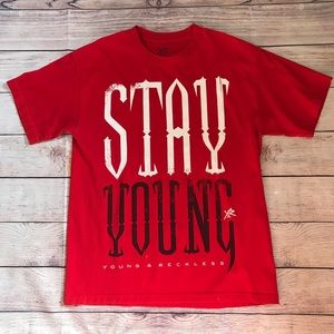 Young and reckless graphic tee